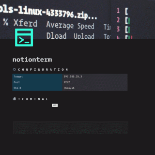 Notion pages reverse shell
