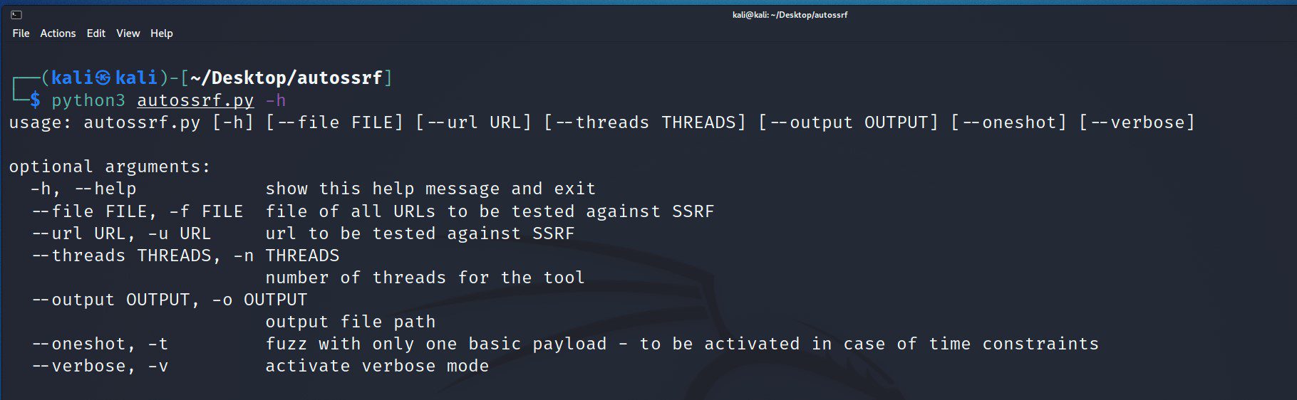 SSRF vulnerabiltiy scanner