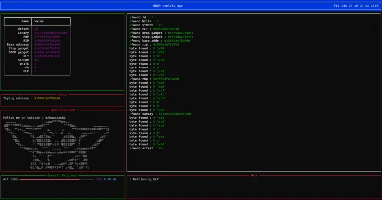 Blind ROP exploitation