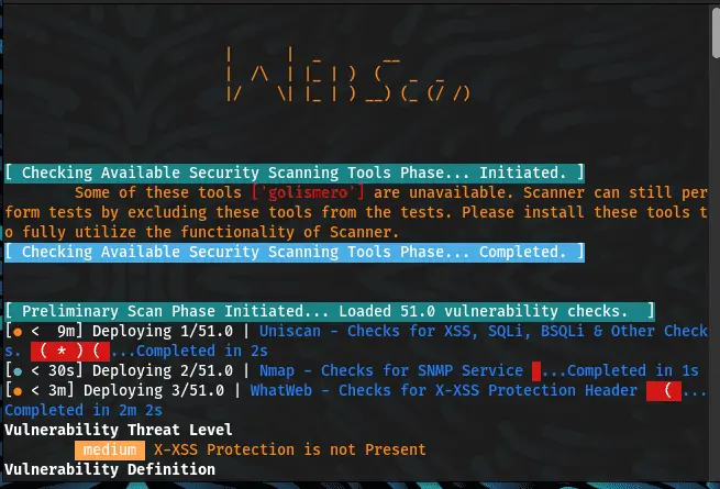 Web Vulnerability Scanner