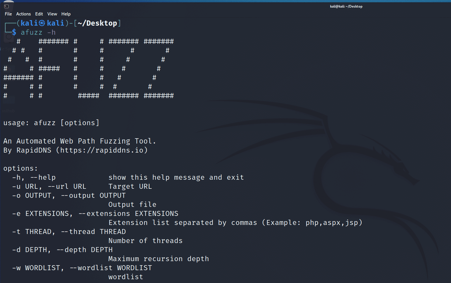 web path fuzzing