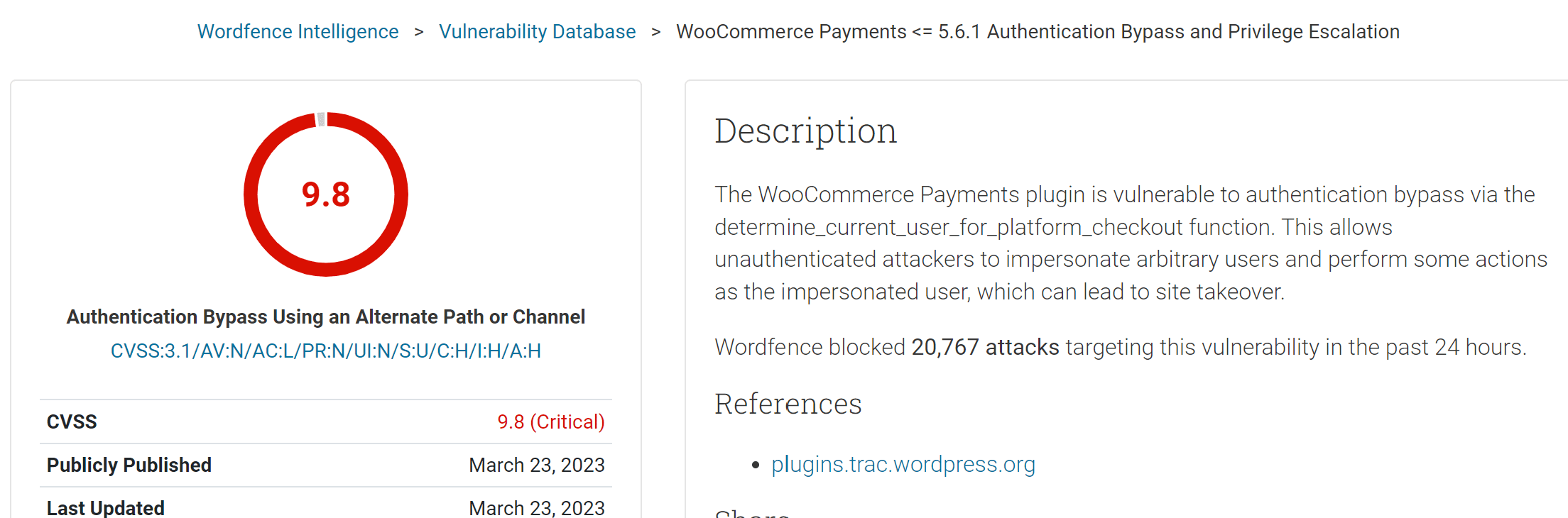 WooCommerce Payments Vulnerability