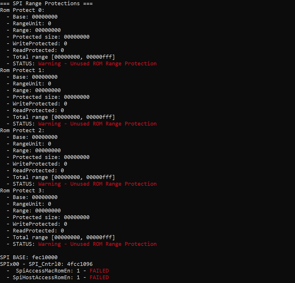 UEFI Assessment Tool