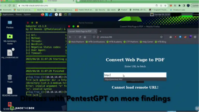 ChatGPT penetration testing