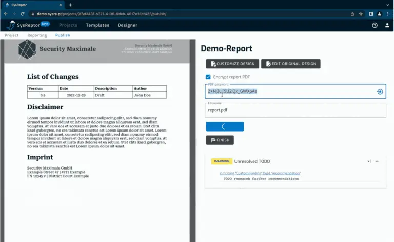 Pentest Reporting