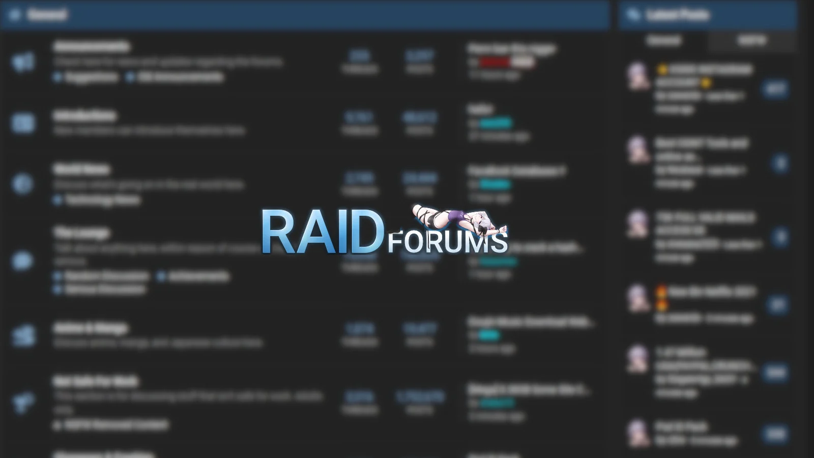 RaidForums members leaked