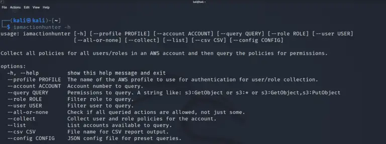 AWS IAM policy statement parser