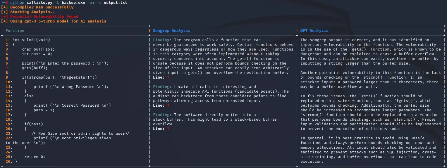 Binary Vulnerability Analysis