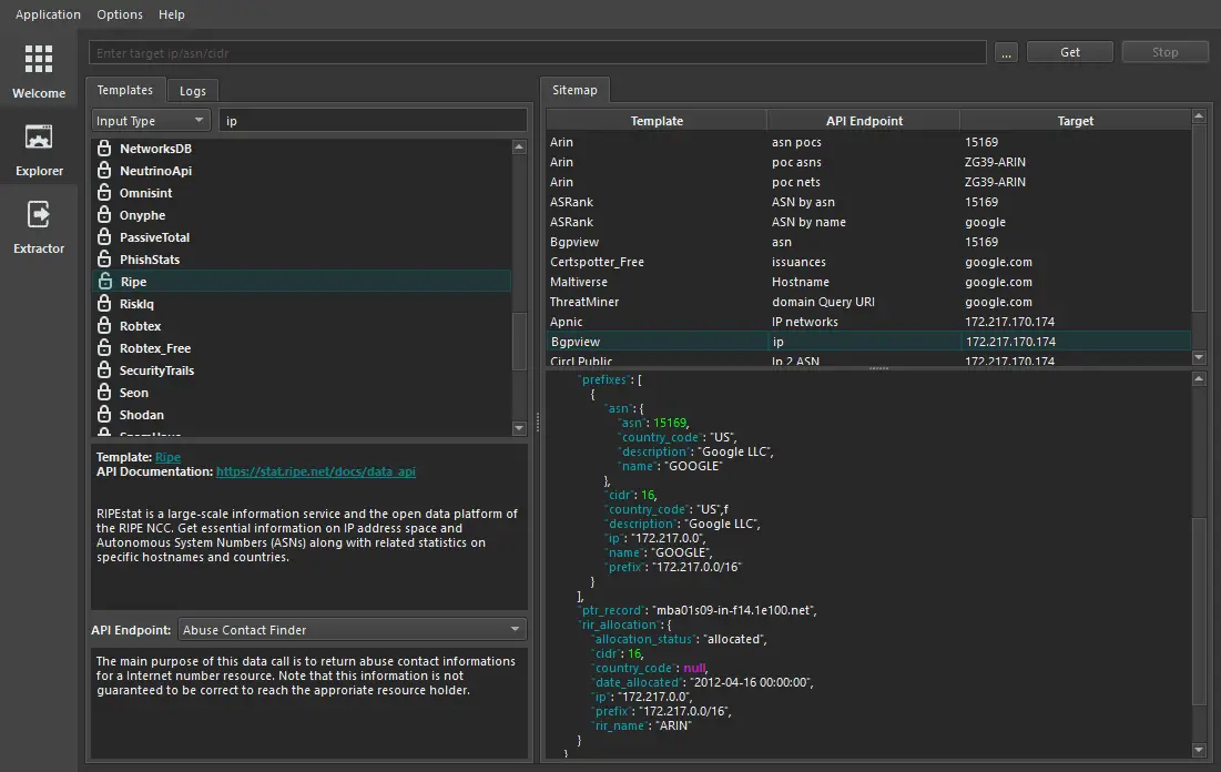 OSINT Template Engine