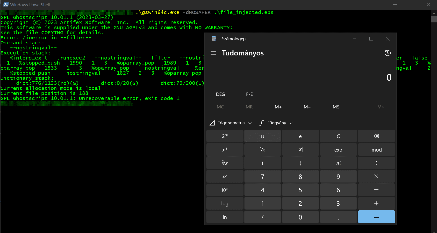 CVE-2023-36664 PoC