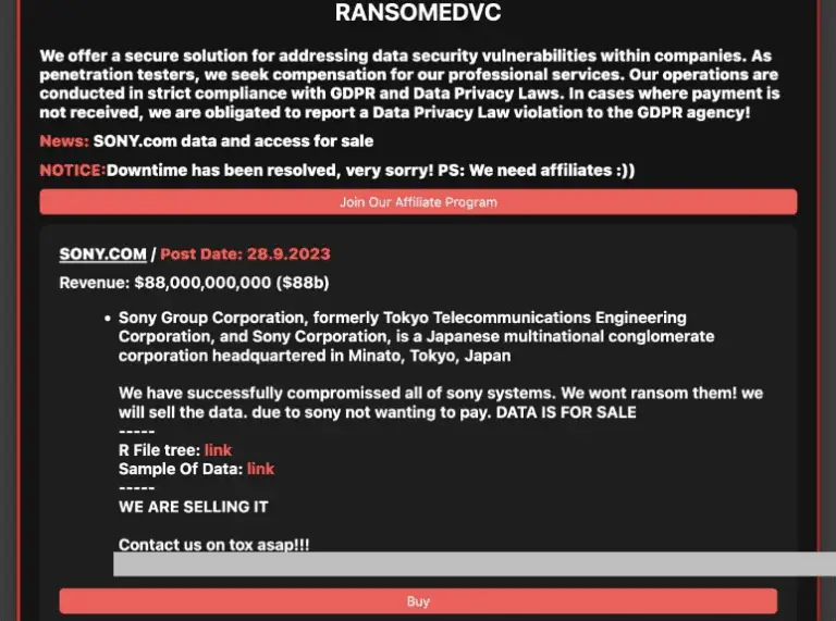 RansomedVC ransomware