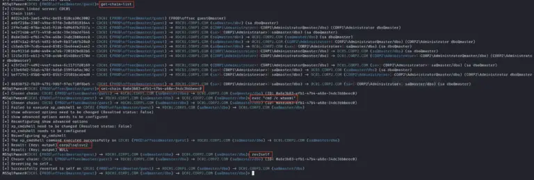 pwn MSSQL servers