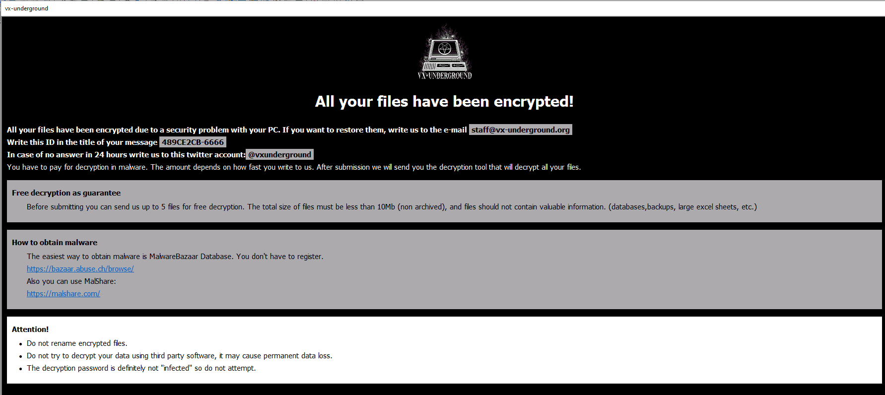 Phobos ransomware