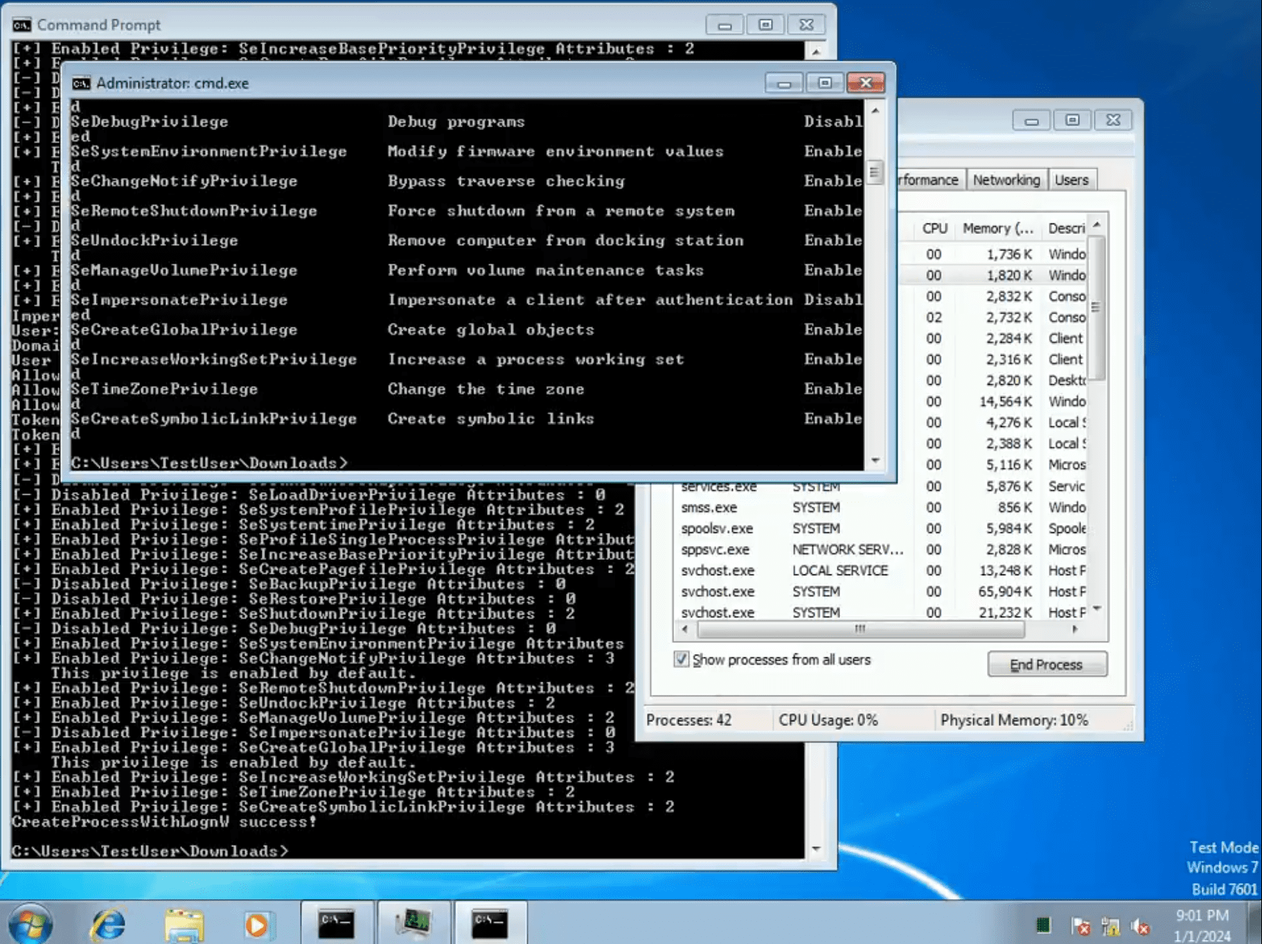 Stinger UAC bypass