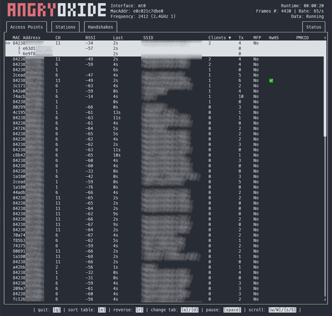 WiFi exploitation Rust