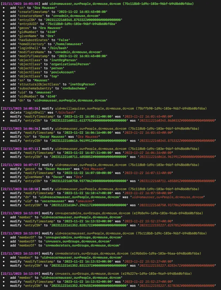 LDAP monitoring tool