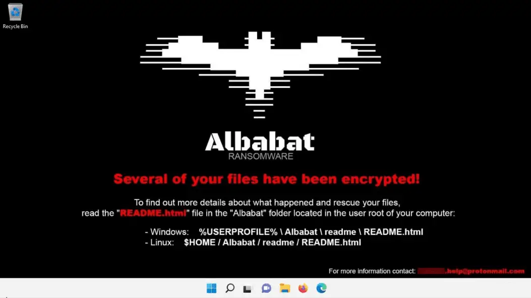 Albabat ransomware