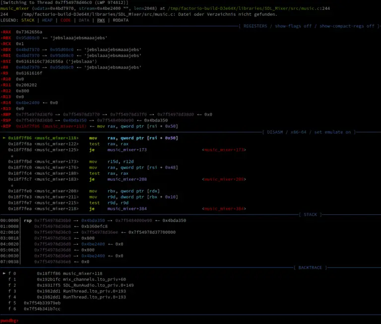 Factorio vulnerability