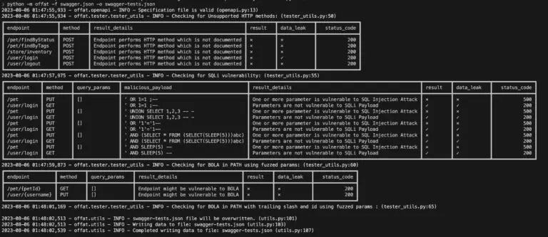 OWASP API Top 10 Checks