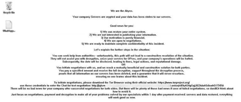 Abyss Locker ransomware