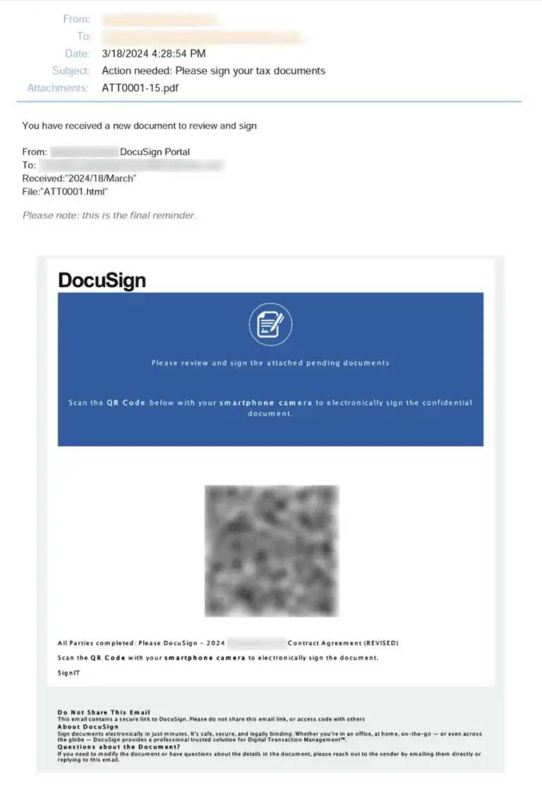 Docusign Phishing Templates