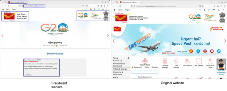 India Post Phishing Campaign