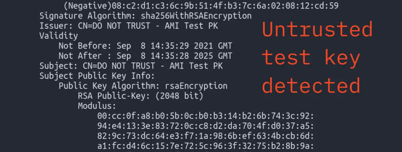 PKfail Vulnerability