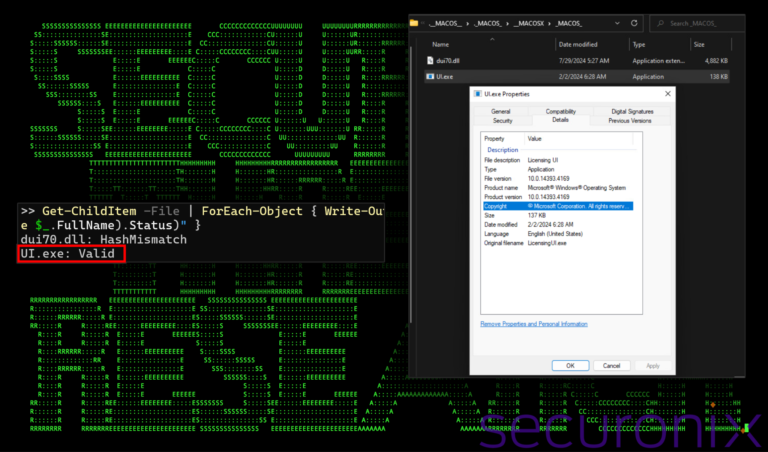 Cobalt Strike (DLL) and UI.exe (legitimate) file execution