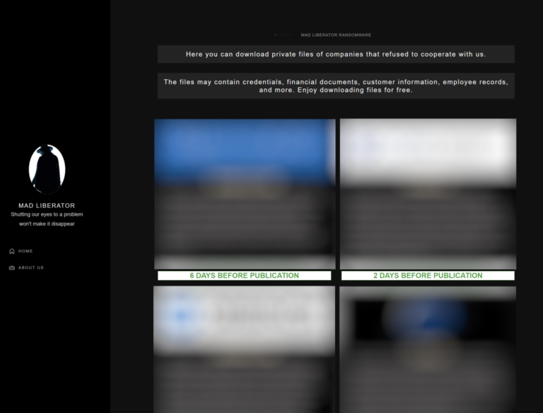 Mad Liberator ransomware group