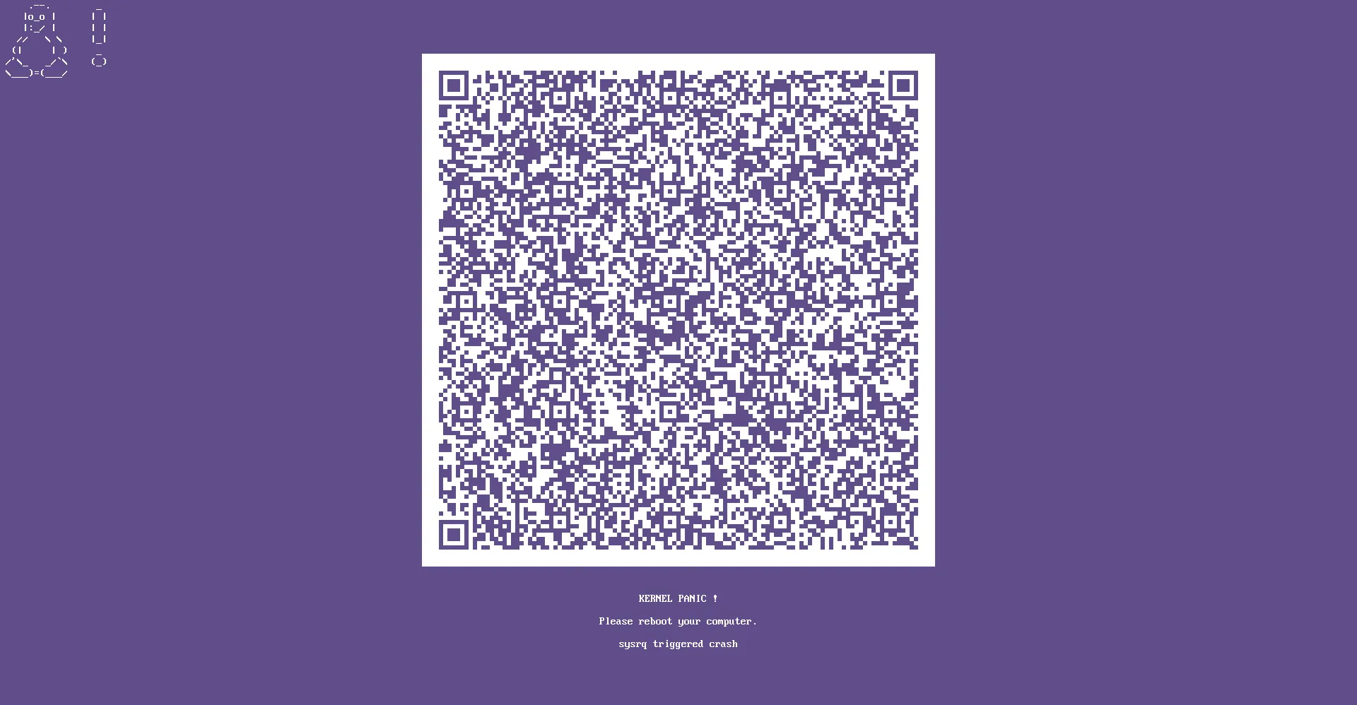 Linux Kernel QR code