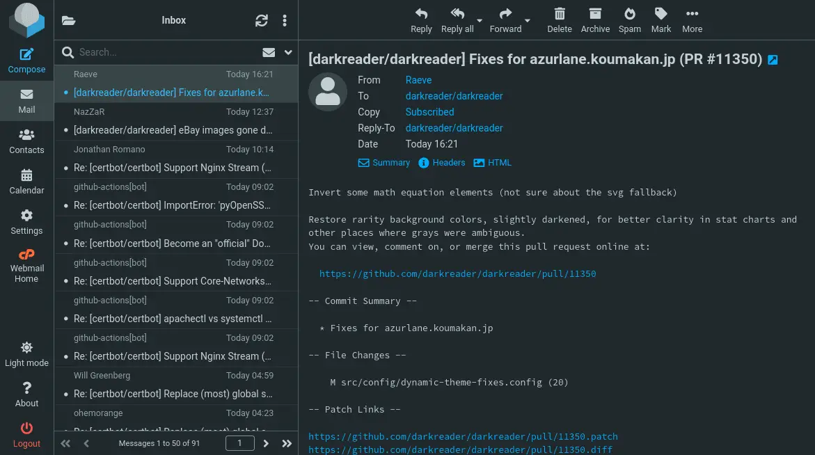 Roundcube webmail vulnerability