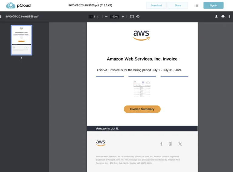 AWS Phishing Campaign