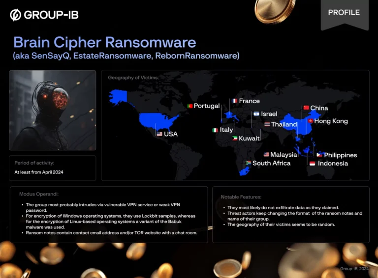 Brain Cipher ransomware group