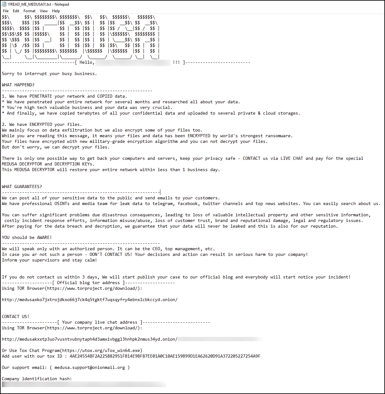 Fortinet EMS - CVE-2023-48788 Medusa Ransomware TTPs