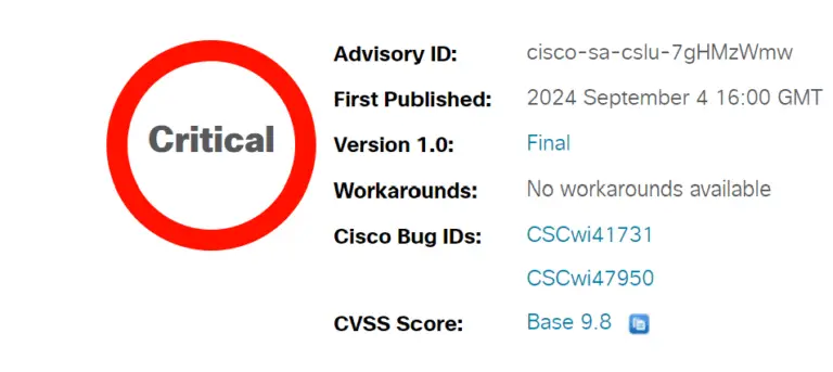 CVE-2024-20439 & CVE-2024-20440