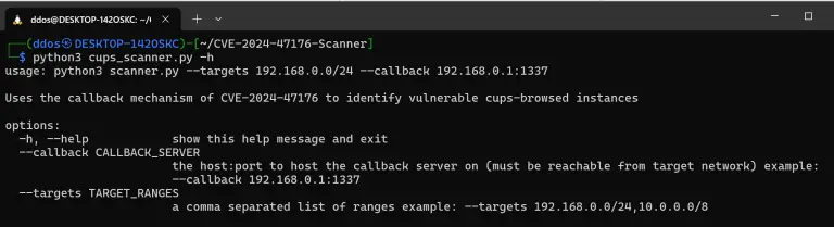 CVE-2024-47176 Vulnerability Scanner