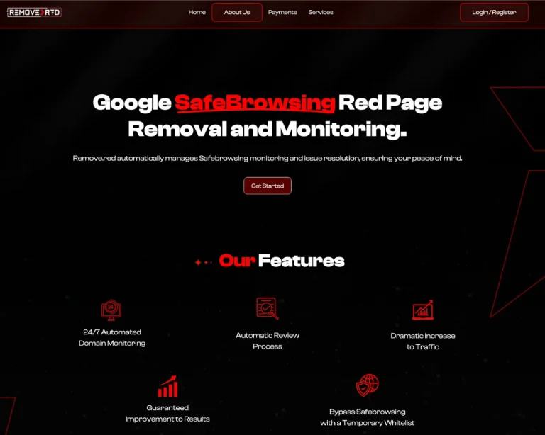 bypass Google Red Page