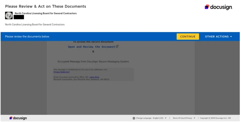 DocuSign phishing attacks