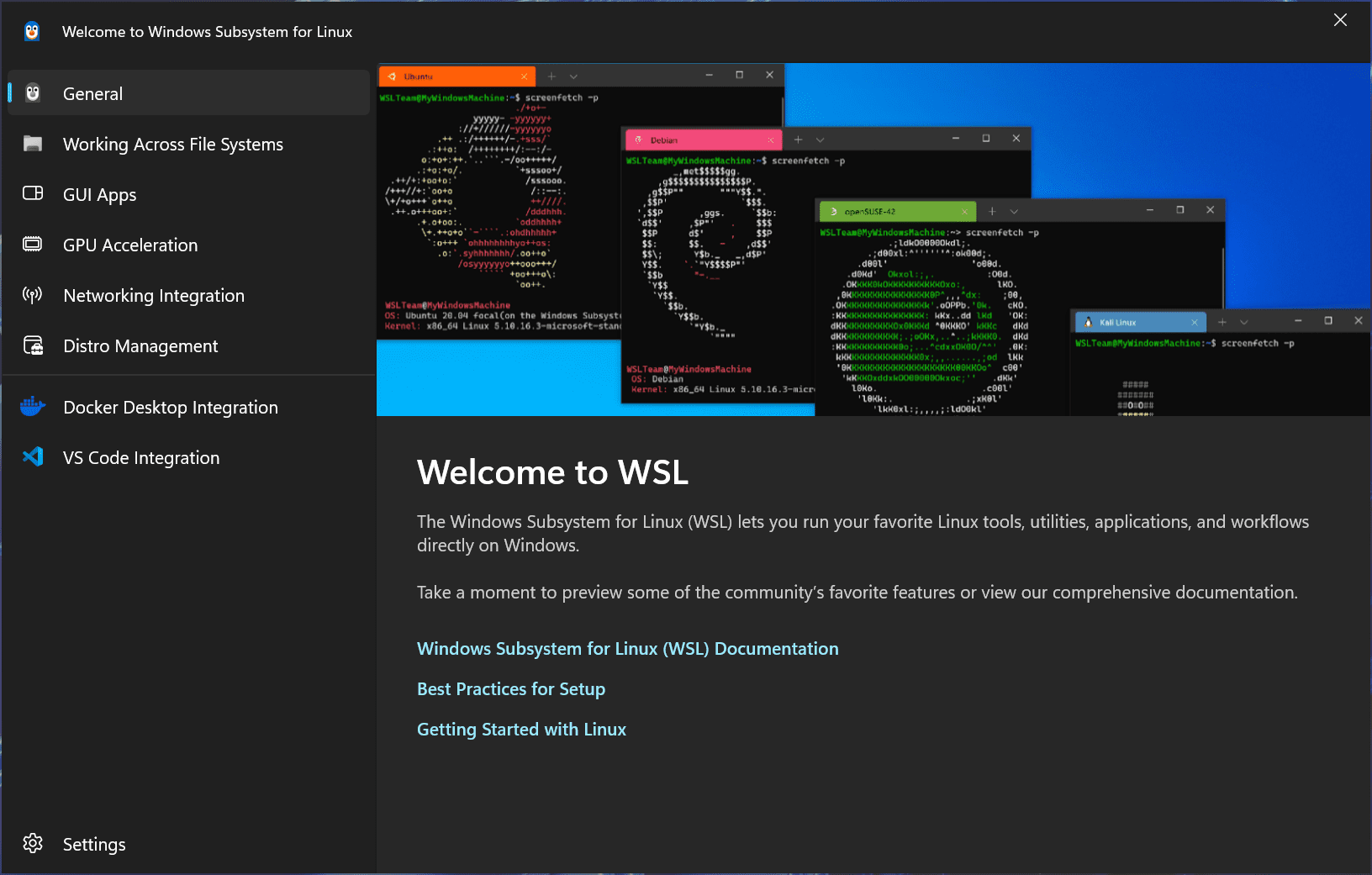 Red Hat Enterprise Linux WSL