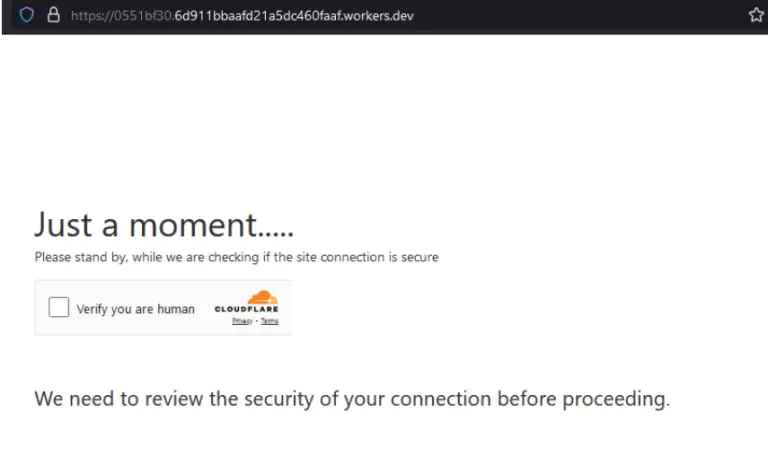 Cloudflare phishing