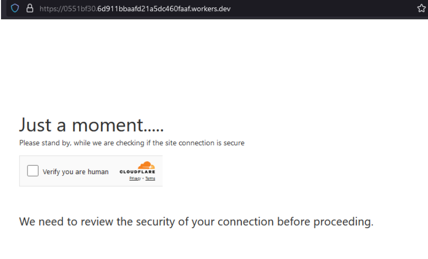 Cloudflare phishing