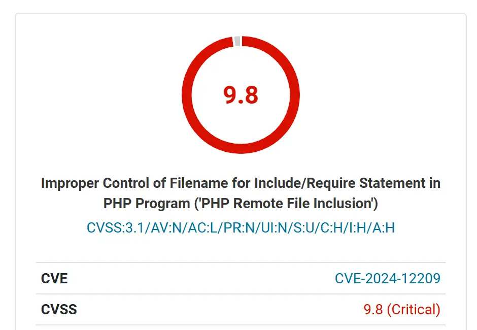 CVE-2024-12209 - WP Umbrella