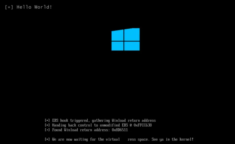 Windows UEFI bootkit