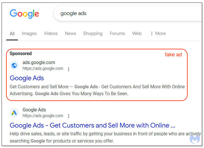 Google Ads Scam